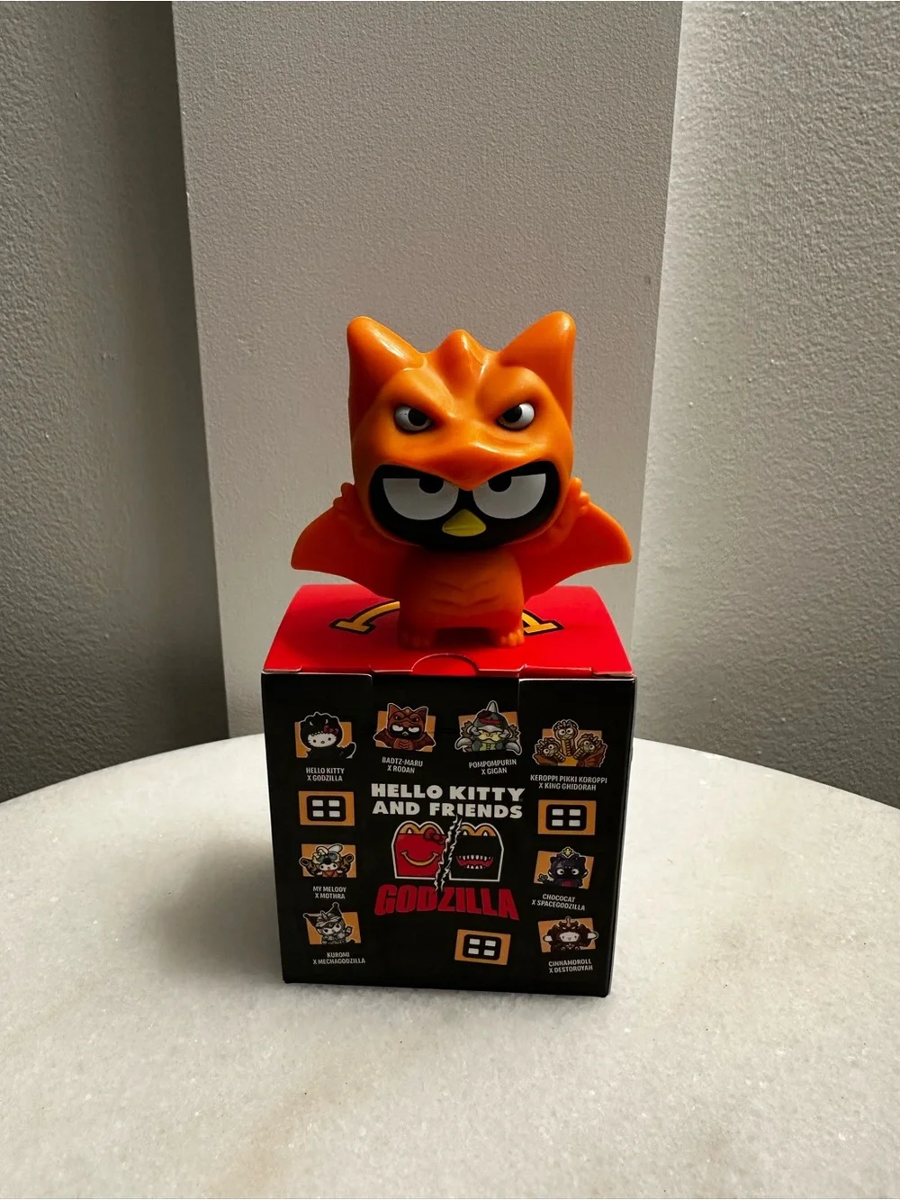 FAST SHIP McDonalds Happy Meal #7 Badtz-Maru Rodan In Hand New Hello Kitty